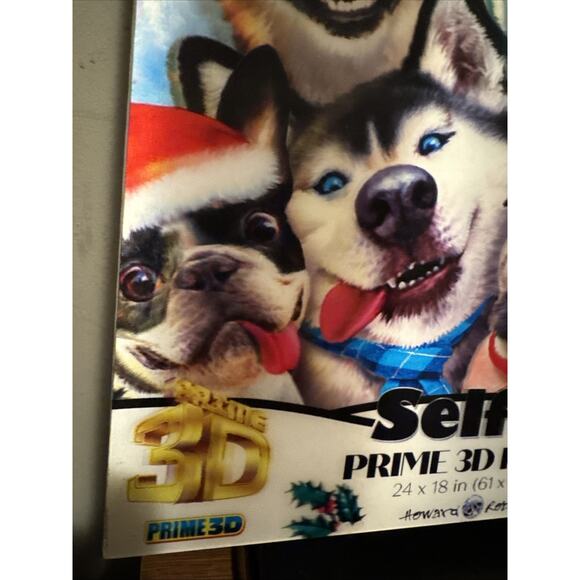 Prime 3D 500 Piece Puzzle Winter Dogs Smiles Selfies Howard Robinson 24x18 NEW - Picture 3 of 7